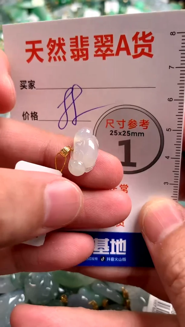 【闪购商品】翡翠颈饰18K金镶嵌14008830