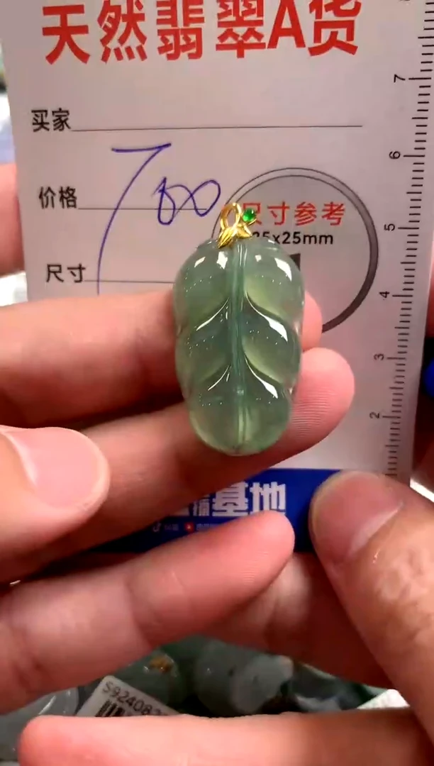 【闪购商品】翡翠颈饰18K金镶嵌0144758943