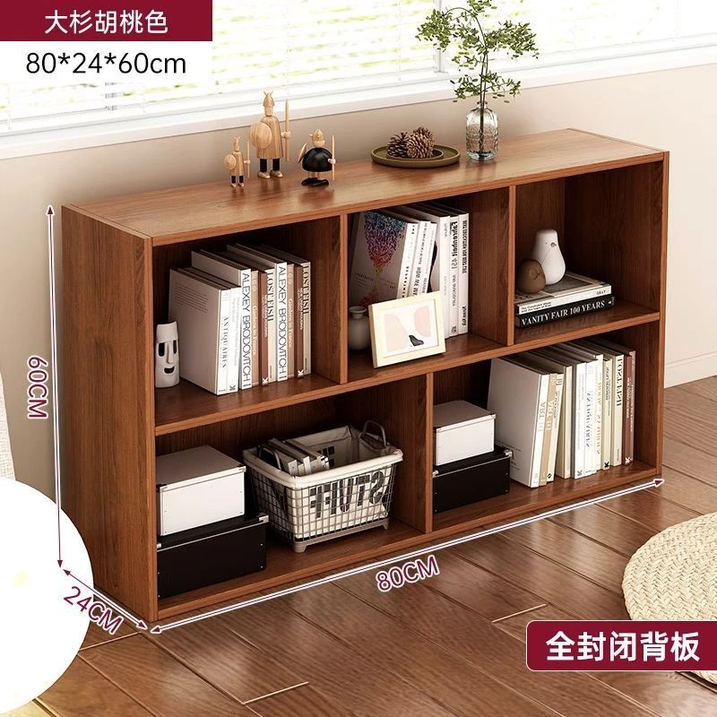 新疆包邮简易书架落地置物架多层客厅收纳柜家用柜子储物柜置物柜