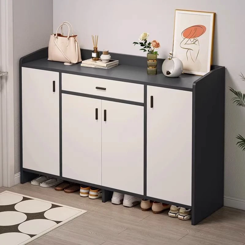 新疆包邮鞋柜门口家用大容量入户鞋架子一体楼道靠墙卧室2024新多