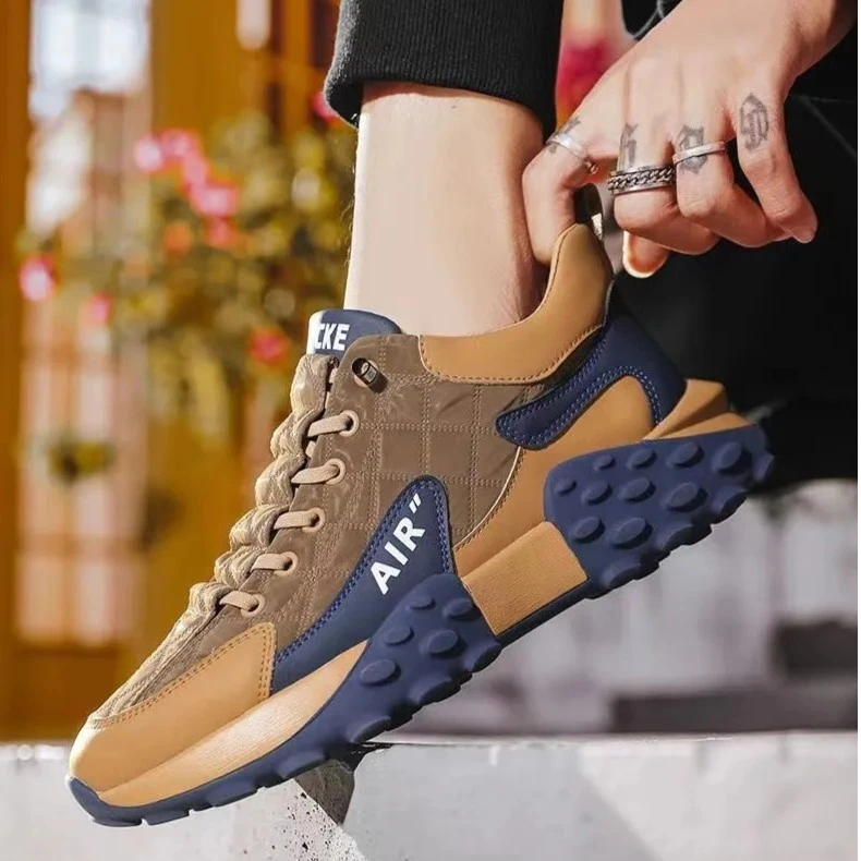 【轻奢】男鞋冰丝透气运动鞋男士时尚休闲百搭老爹鞋潮鞋轻便跑步