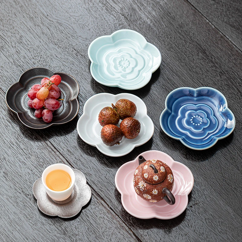 下午茶点心盘陶瓷碟子中式宋代精致干果盘水果糕点零食托盘茶点盘