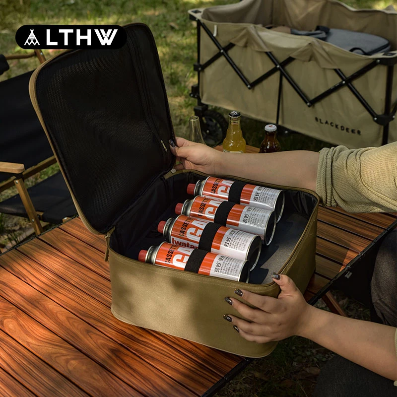 LTHW旅腾手拎包户外大容量炉子收纳包露营便捷气罐野营耐磨防撞包