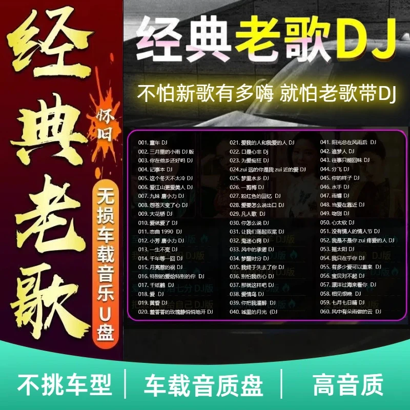 网红经典老歌情哥DJ热门网络流行中文dj榜单汽车无损音乐车载U盘