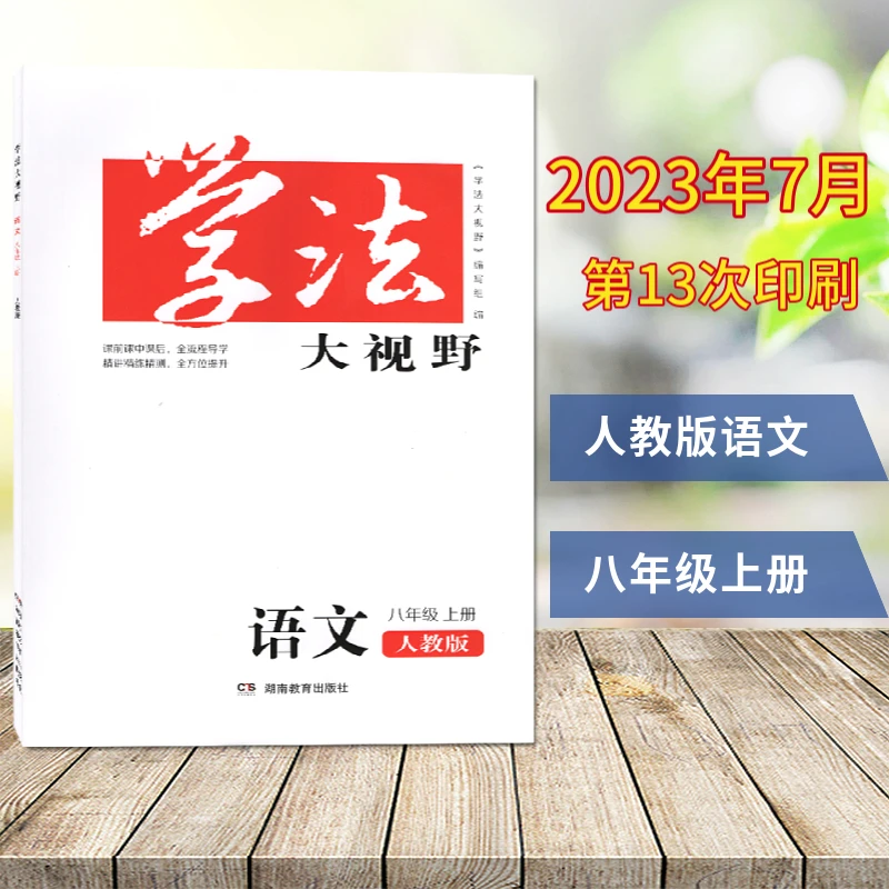 2023初二2学法大视野语文八年级上册人教版含答案正版现