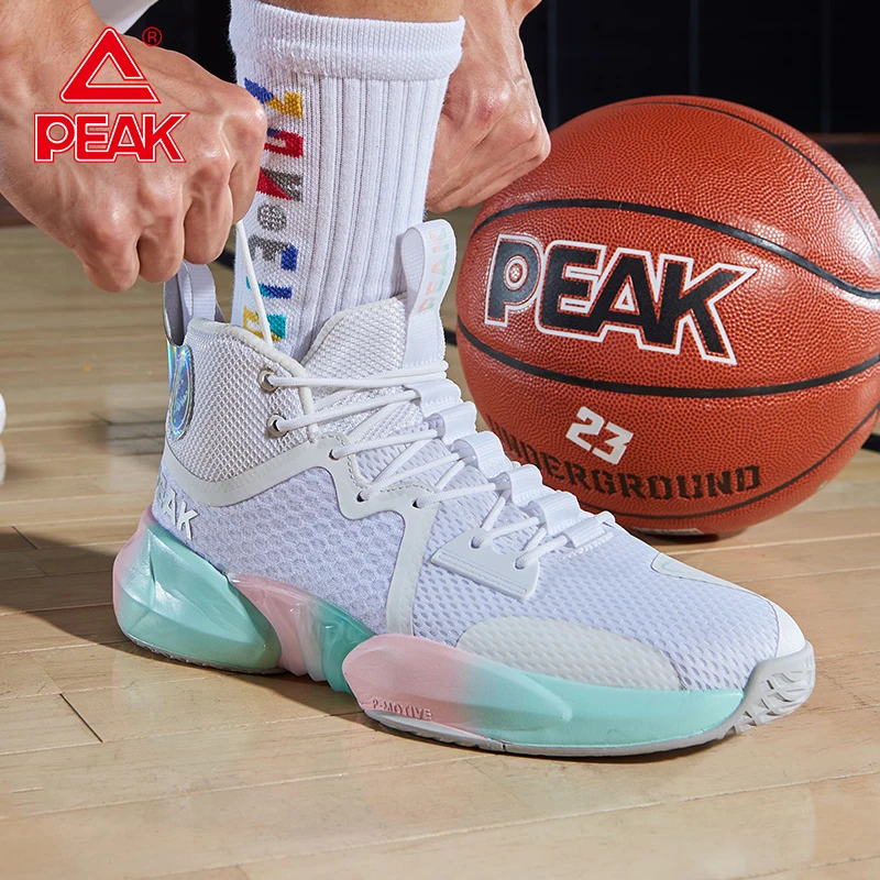 匹克篮球鞋男实战球鞋高帮战靴透气耐磨防滑学生运动鞋-DA210301