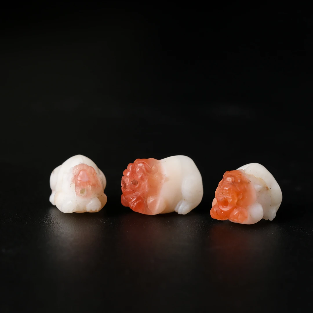 【表哥专属】红白料南红雕小貔貅（多样性发货发其一）-264