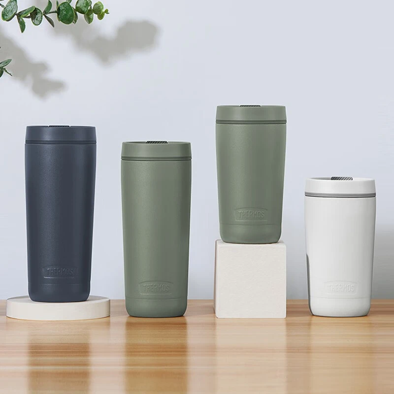 膳魔师咖啡杯保温杯办公不锈钢简约便携随行水杯子北欧风格TCTS