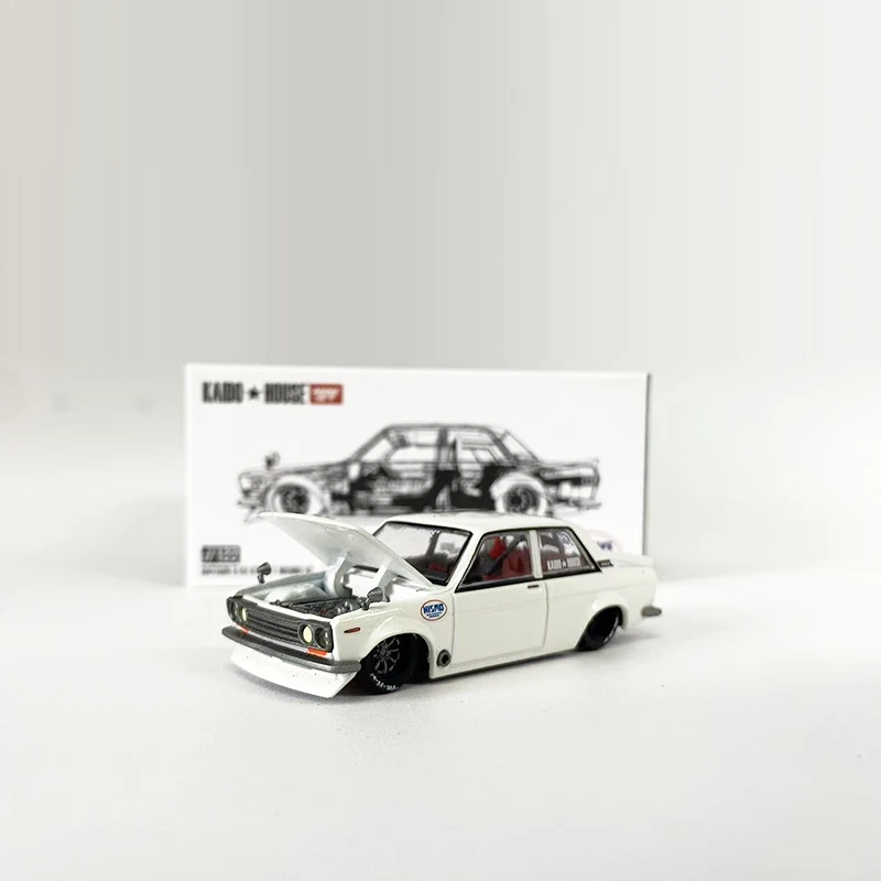 Kaido+MINIGT 1:64 达特桑 510 Nismo V2 合金车模 白 #KHMG122