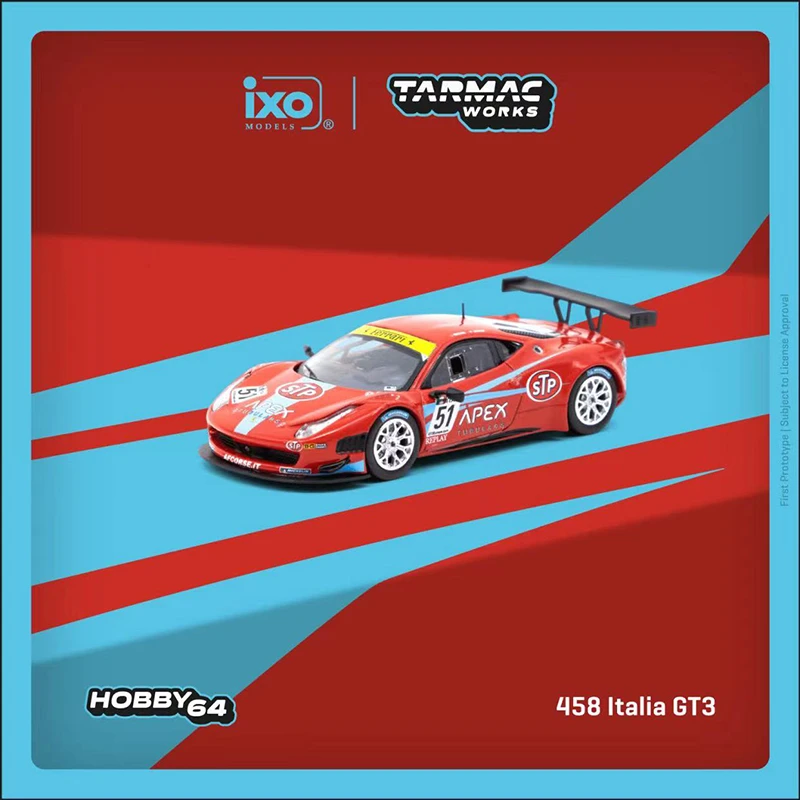 Tarmac Works 1:64 法拉利 Ferrari 458 Italia GT3 仿真合金车模
