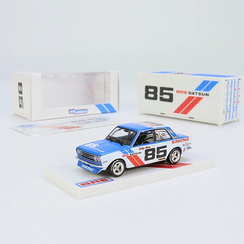 Tarmac Works 1:64 BRE 得胜 Datsun 510 仿真合金汽车模型收藏品