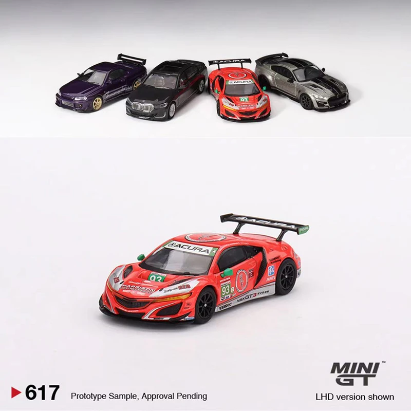 MINIGT 1:64 歐歌 Acura NSX GT3 EVO22 #93 合金汽车模型红 #617