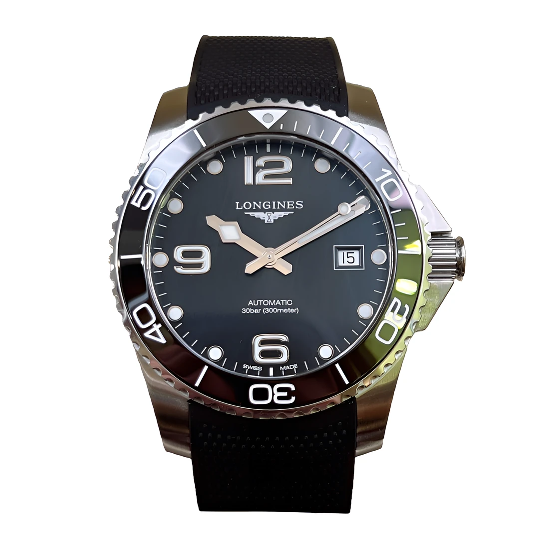 99新 Longines/浪琴 康卡斯系列自动男表L3.781.4.56.9表径41