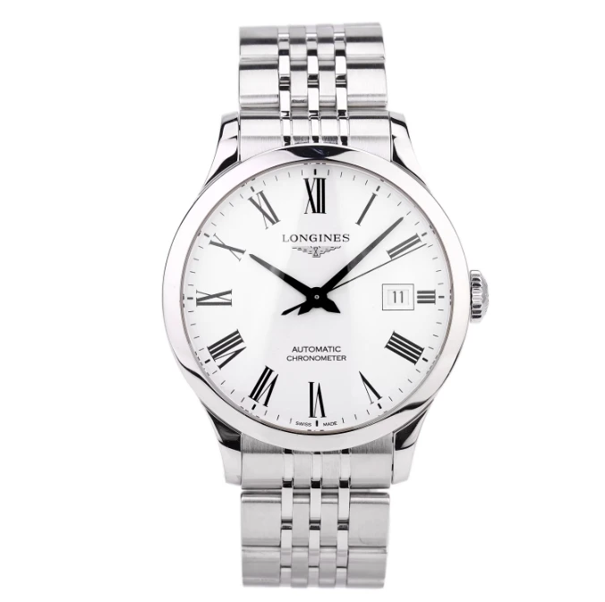 95新 Longines/浪琴 自动男表l2.820.4.11.6表径38.5