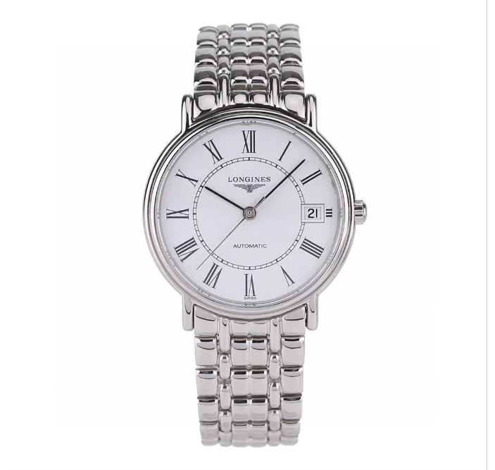 95新 Longines/浪琴 自动男表L4.821.4.11.6表径34.5