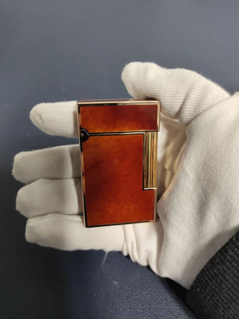 都打火机镀金焦糖漆大号DM