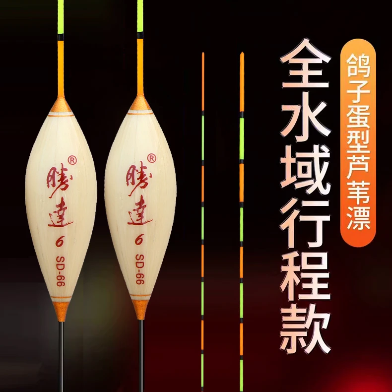 带壳清晰入水芦苇浮漂鸽子蛋行程手工鲫鱼鲤鱼漂细尾加粗尾浮漂