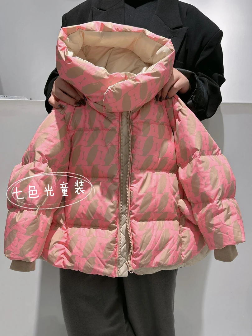 女童加厚棉服儿童洋气保暖棉袄2024新款冬装中大童宽松短款外套潮