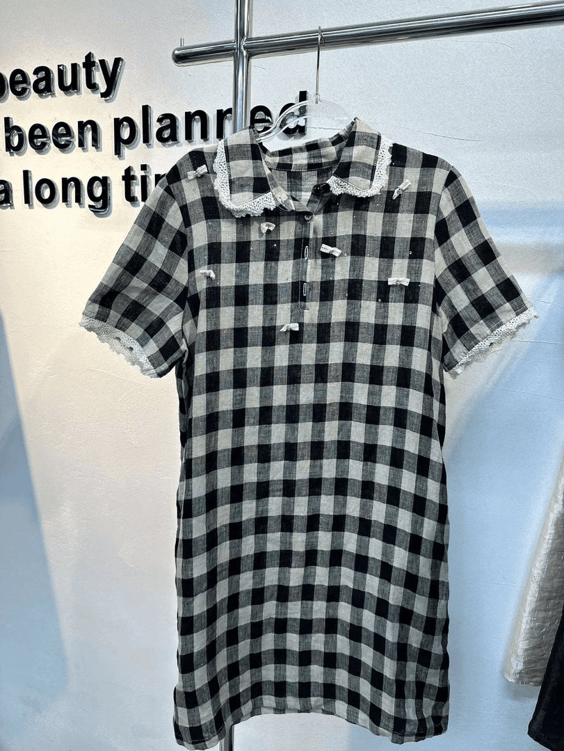 YS家 8620【NO退NO换】Polo领时尚百搭连衣裙