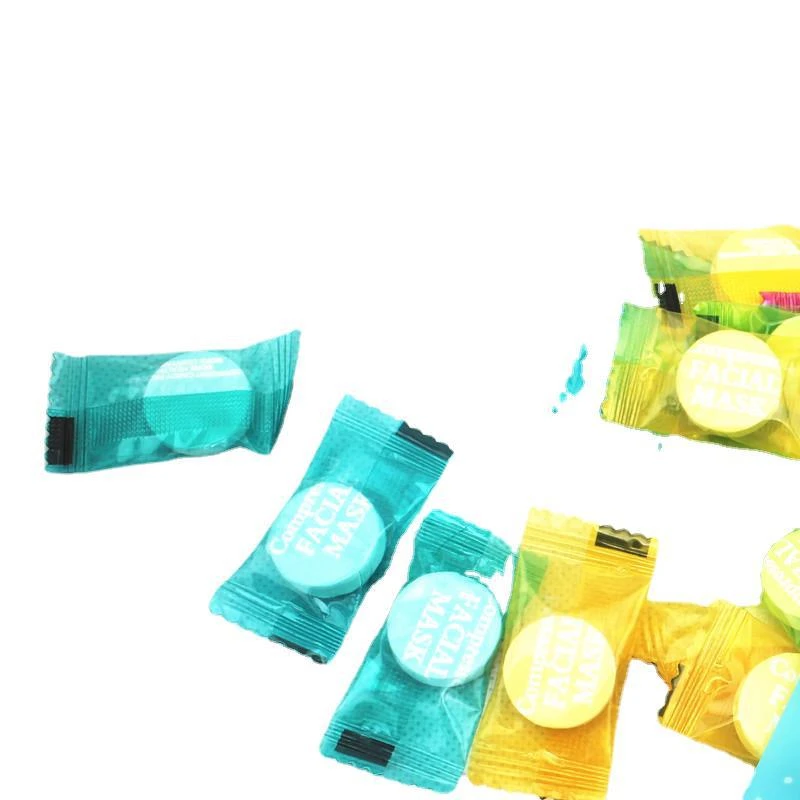 【30片装】糖果压缩面膜 大尺寸小礼品纸膜面膜纸便携旅行糖纸面膜