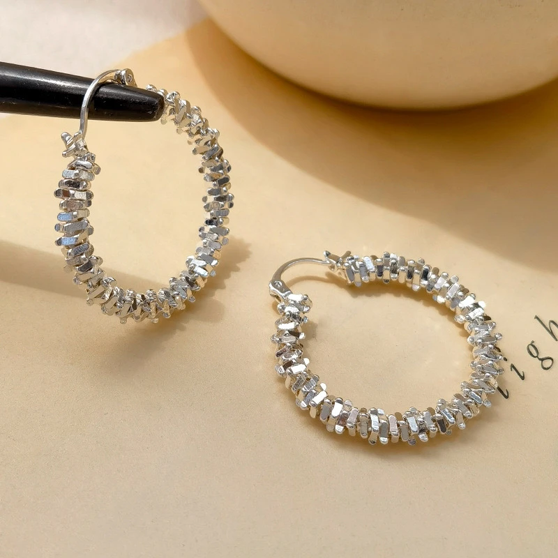 铜合金合成锆石耳饰 TQ-6104 耳环气质经典设计师款