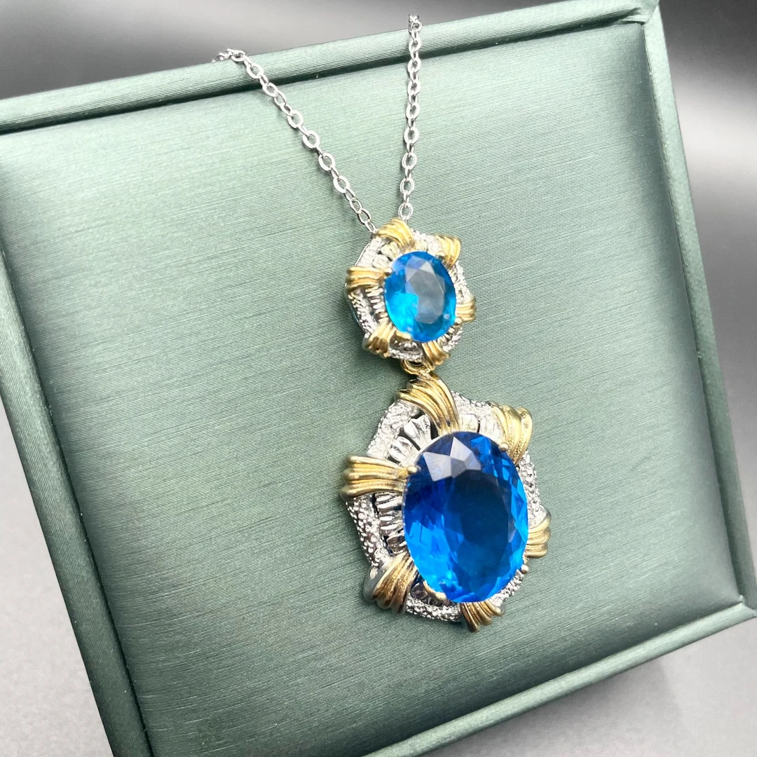 铜合金合成锆石项链 ZR-2224 法式轻奢简约项链