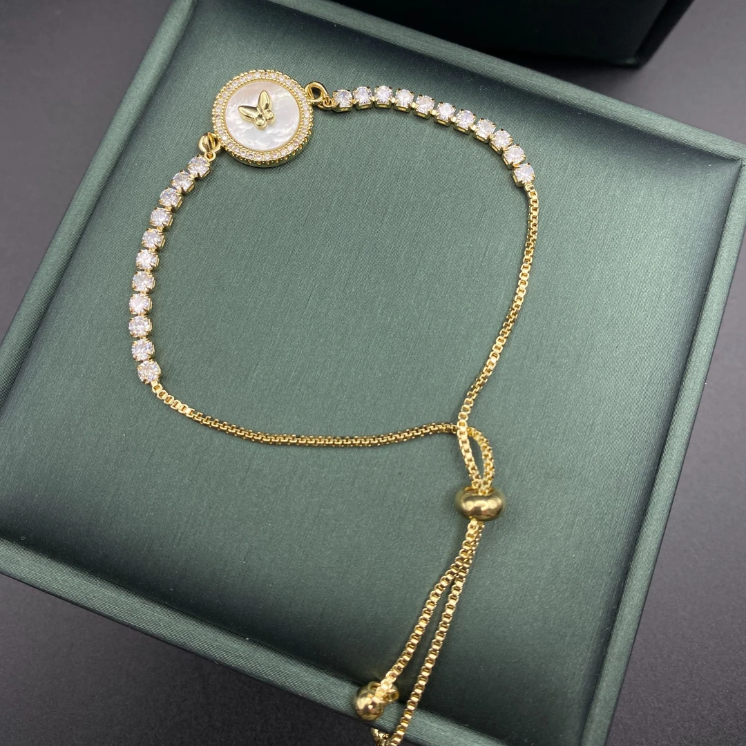 铜合金合成锆石手链 FM-8006 手链百搭轻奢气质