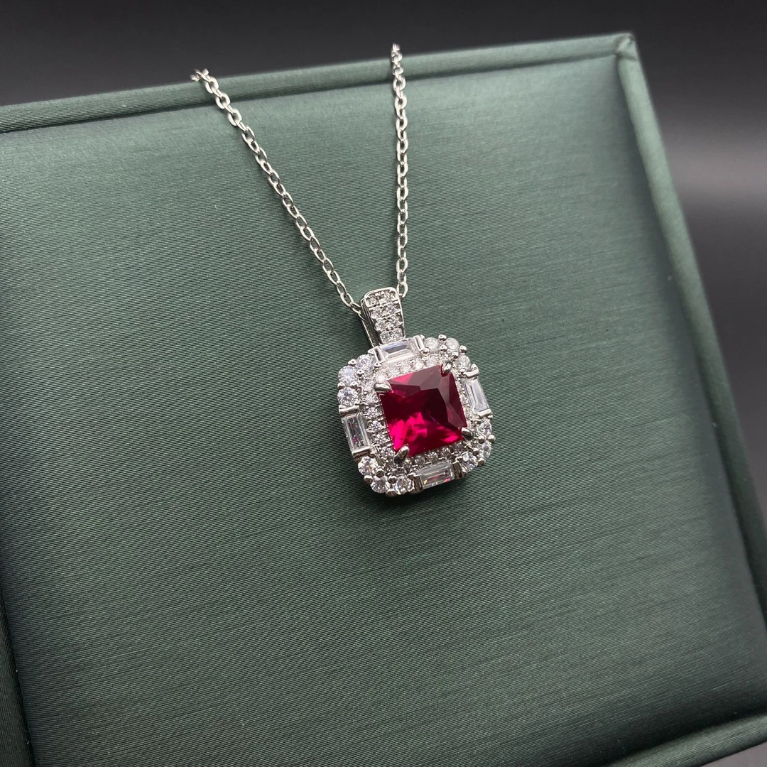 铜合金合成锆石项链 ZR-2288 项链气质坠链百搭