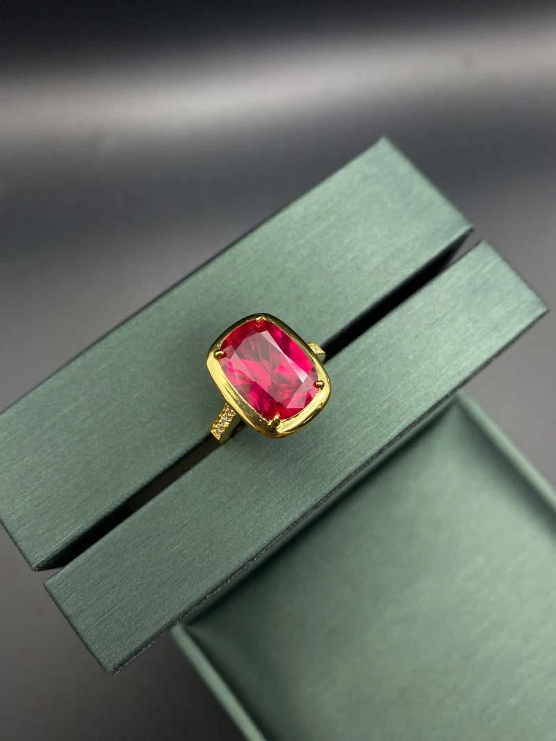 铜合金合成锆石戒指 ZSS-1032 戒指轻奢气质镶嵌