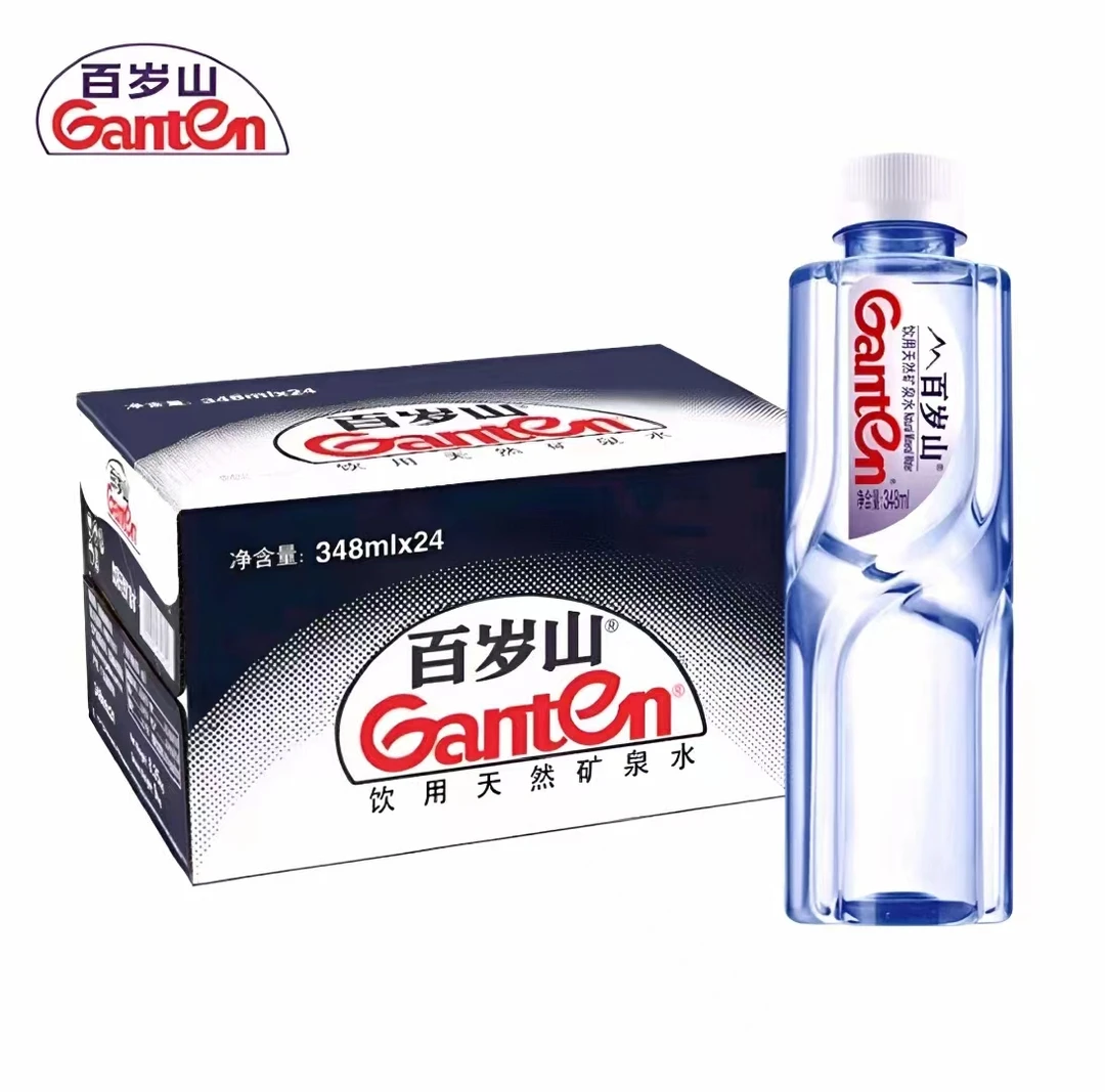 景田  百岁山 饮用天然矿泉水348ml*24瓶/箱夏日必备饮品