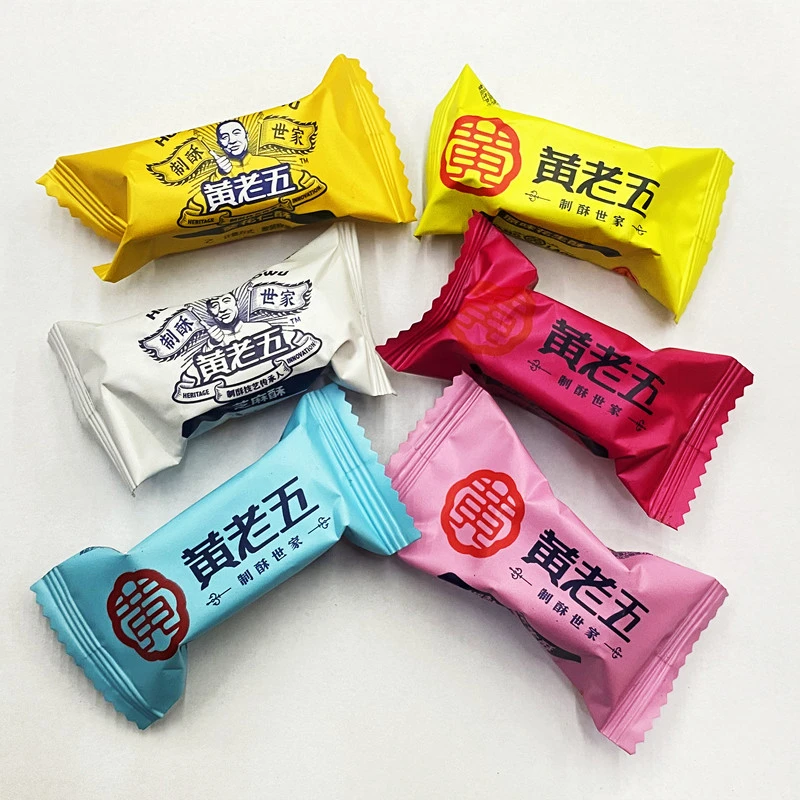 黄老五花生酥椒盐四川特产原味散装250g500g木糖醇休闲零食糖果
