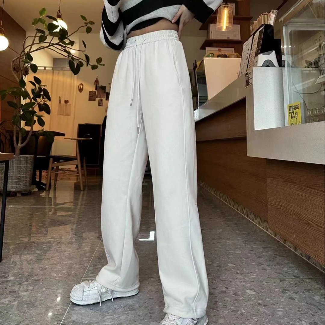 【多巴胺裤】一裤两穿极简 /宽松休闲显瘦镰刀休闲裤024-8