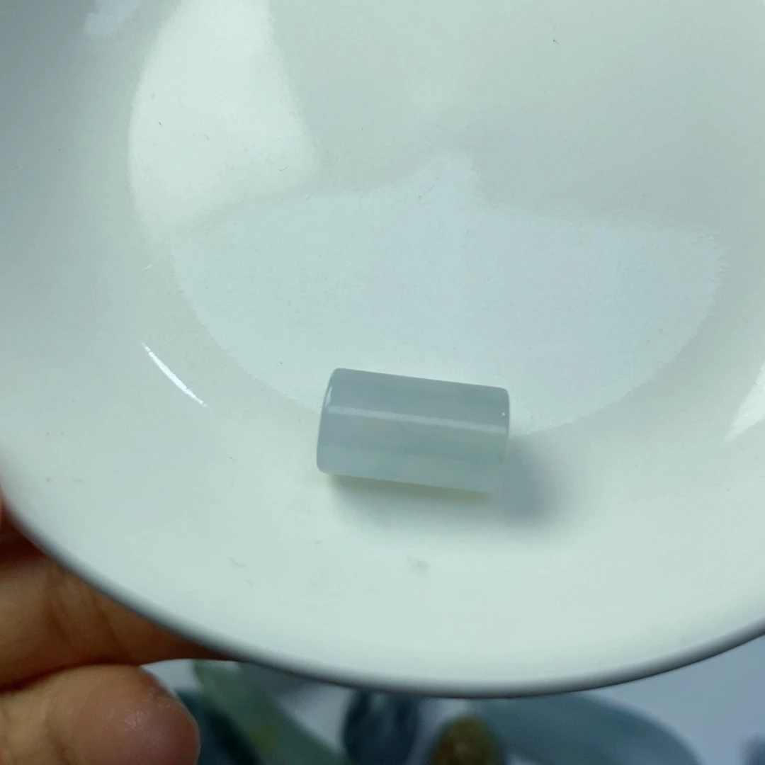 翡翠项链未镶嵌豆*桶珠