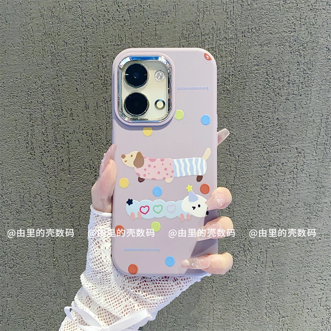 （OPPOReno9系列）银镜小胖墩适用OPPOReno9/OPPOReno9Pro手机壳潮