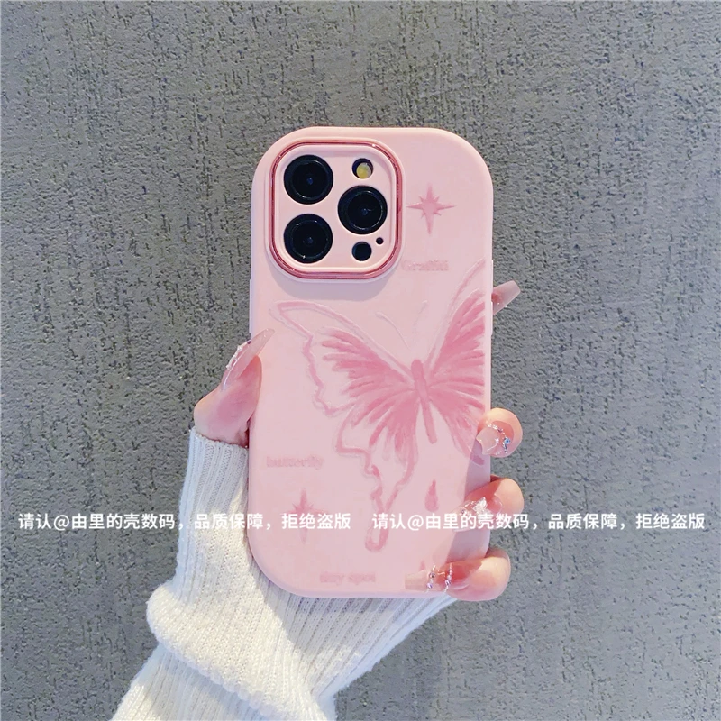 （iPhone14系列）金属小胖妹适用iPhone14/Plus/14Pro/ProMax手机壳