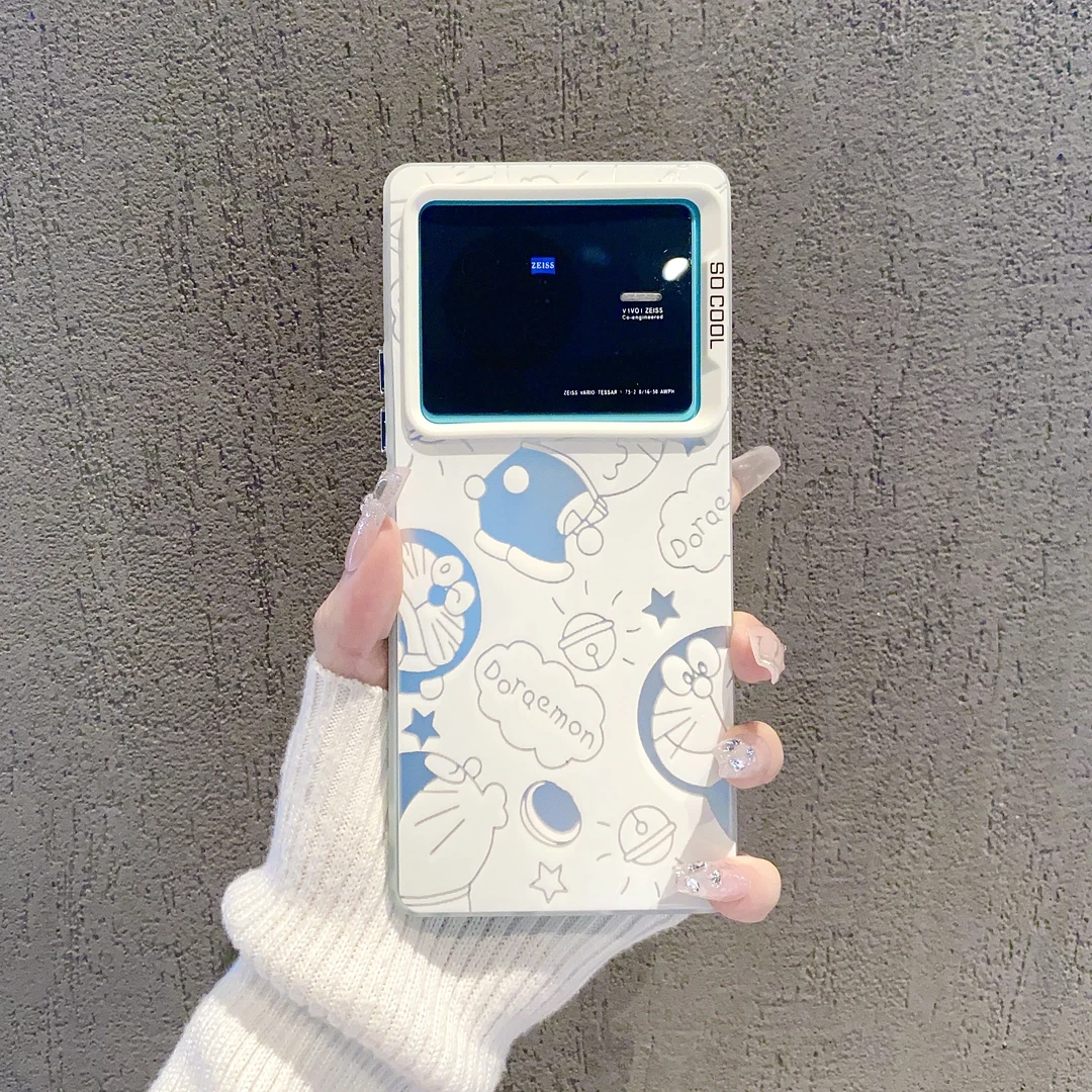 （vivoX80系列）磨砂彩银适用vivoX80/X80Pro手机壳防摔创意网红潮