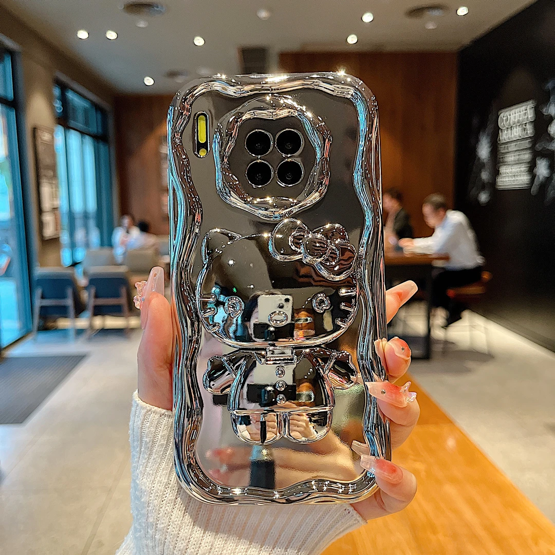 （华为Mate30系列）曲边纹电镀适用华为Mate30/E/PRO/EPRO手机壳潮