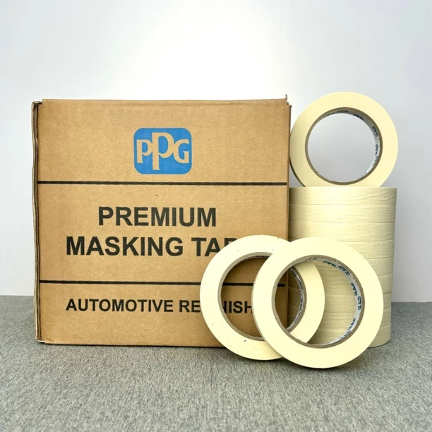 PPG3520-1850专业汽车喷涂纸胶带50米长耐高温