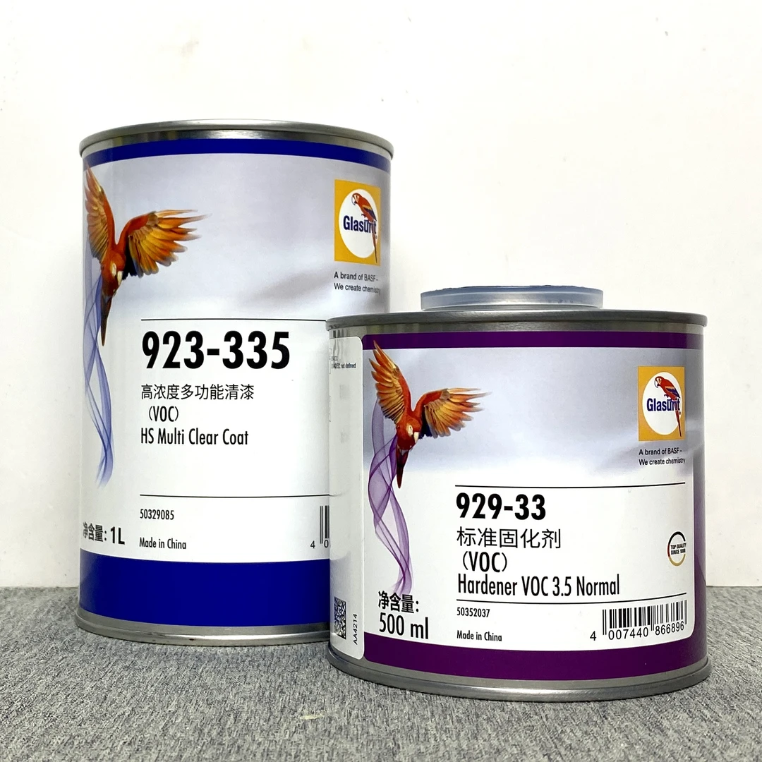 鹦鹉335高浓度多功能清漆亮油光油1升＋0.5升固化剂套装