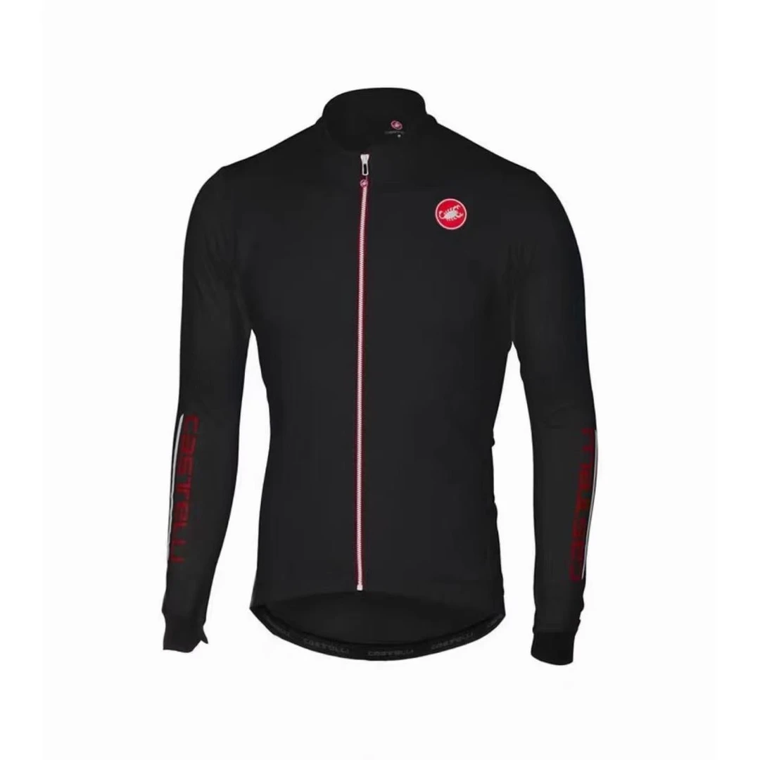 castelli puro2 jersey 春秋冬男款长袖蝎子骑行服