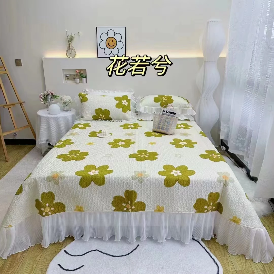 【千榕家】全棉床盖三件套（清货）