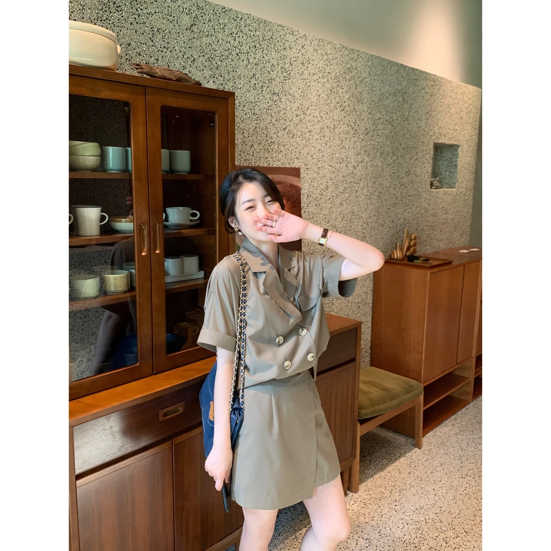 【CBD夏日通勤系列】獨特纹理|飒酷西装套装裤子K0485