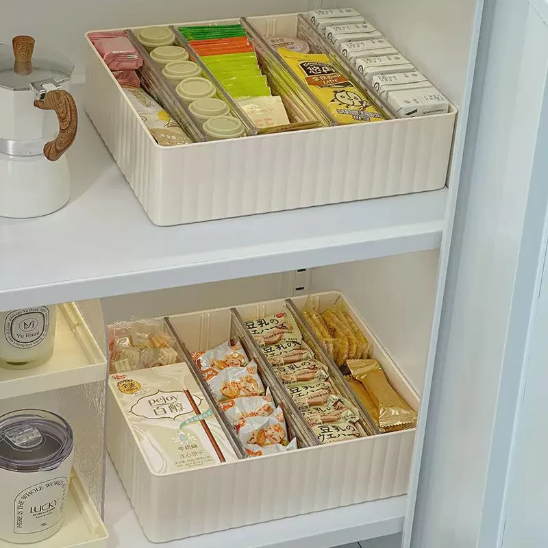 亚克力零食收纳筐抽屉分隔置物架办公室桌面茶包咖啡胶囊整理神器
