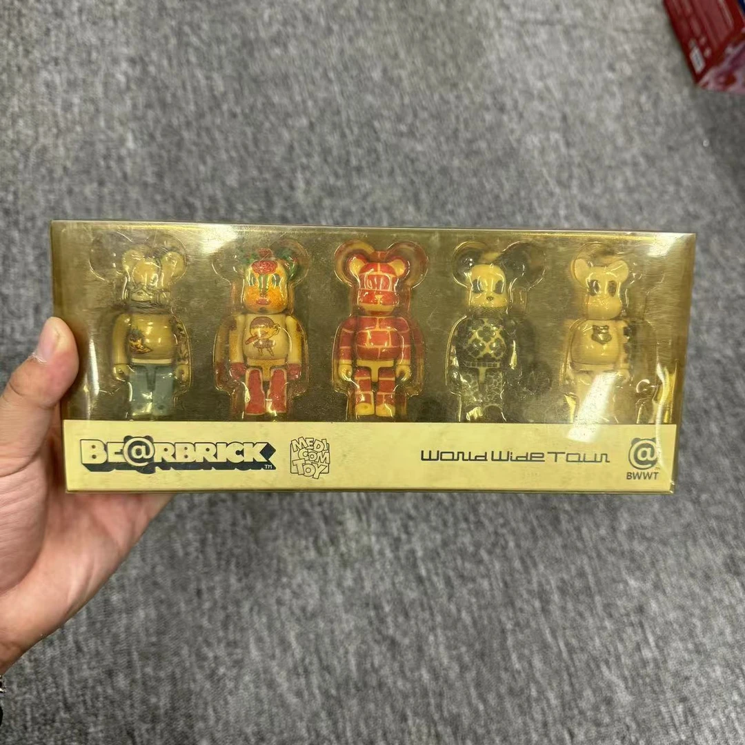 【小白】bearbrick积木熊 100% 田名网敬一套装