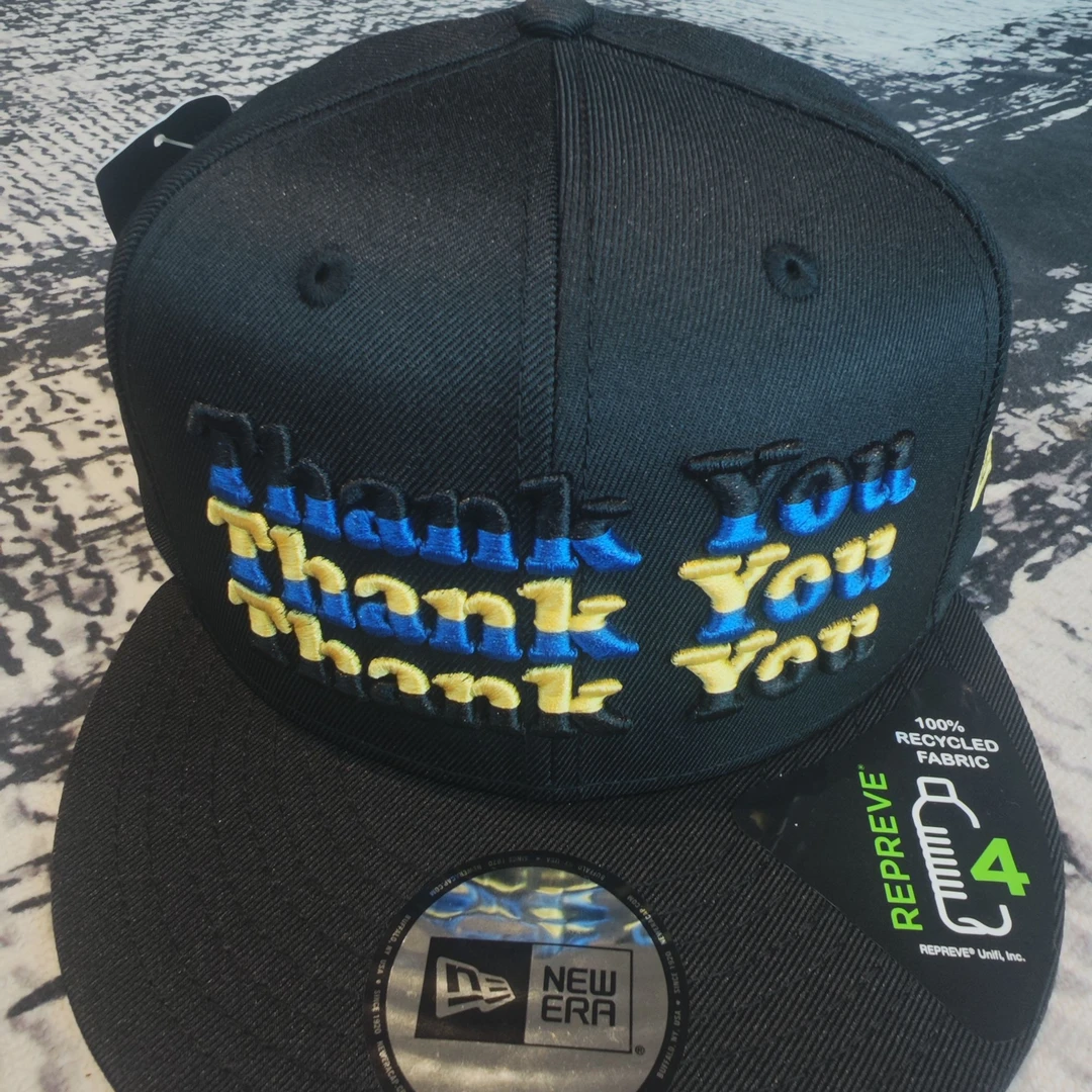 【山哥AL】纽亦华 NEW ERA THANK YOU 黑色平沿帽 12286963