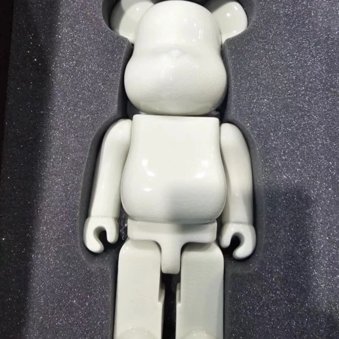 【山哥专属】bearbrick积木熊 白色九谷烧 400%