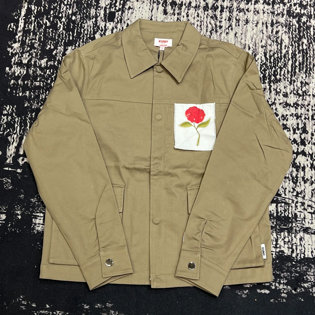 【山哥AL】KUMY 卡其色工装外套  潮流服饰