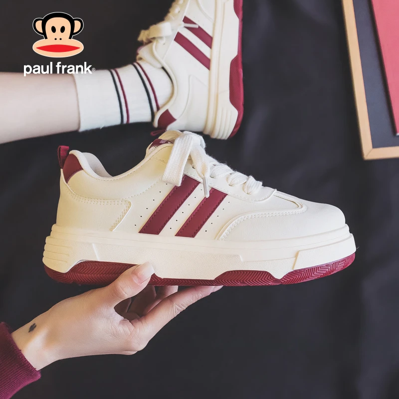 大嘴猴品牌女鞋透气百搭板鞋2024新款秋款爆款休闲运动跑步鞋0653