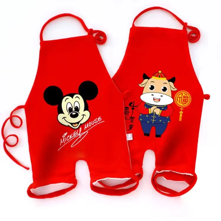 婴幼儿肚兜纯棉男女宝宝新生儿护肚围连腿肚兜防着凉春夏季薄款