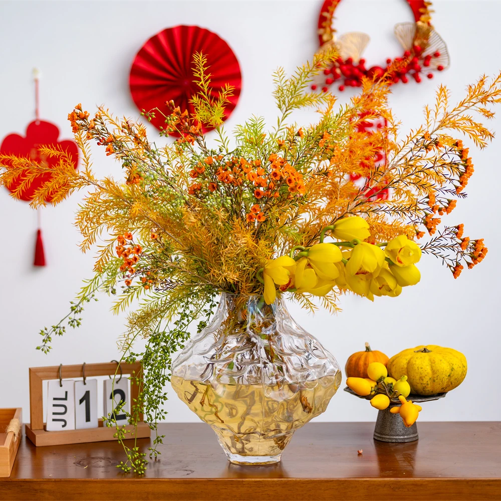 【十二莳丨乘风破浪年宵花】千层金腊梅大花蕙兰云南鲜花产地直发BF